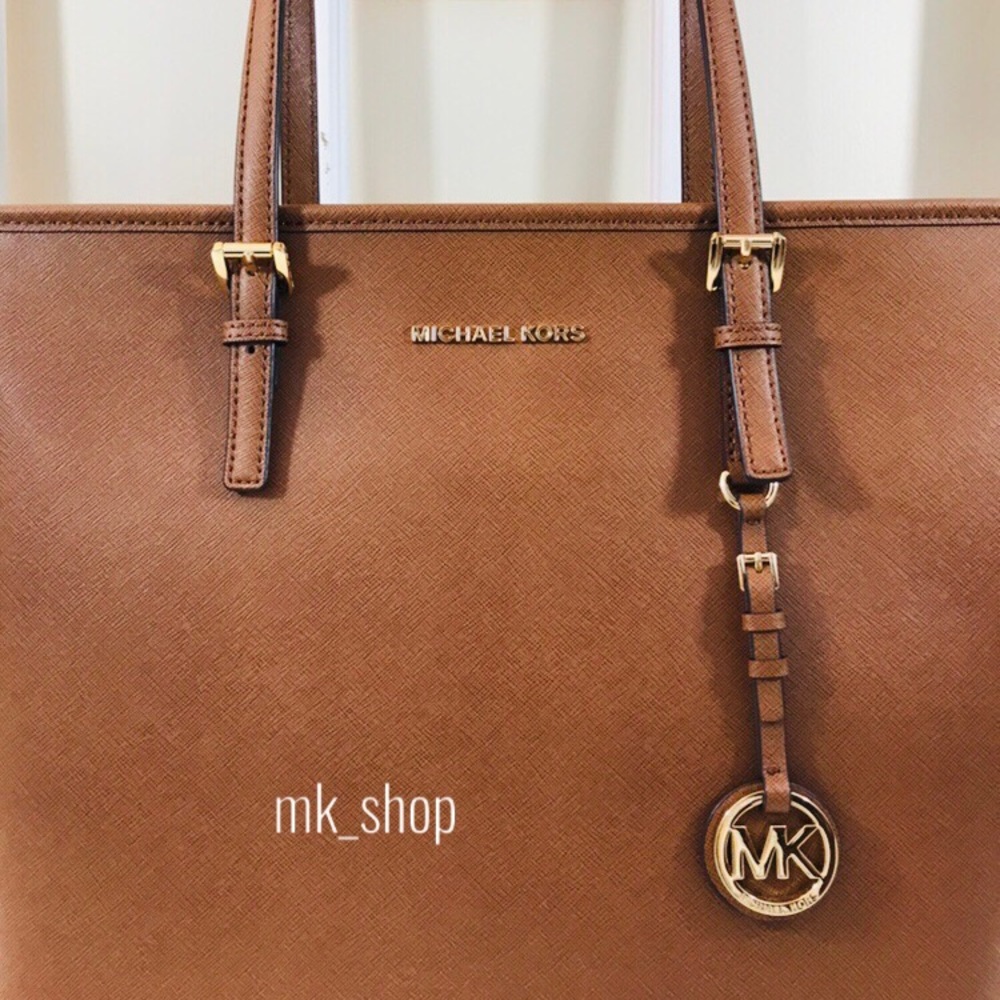 MK Jet Set Travel Zip Tote - Picture 2 of 8
